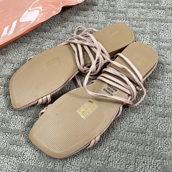 Shein Vegan Lace Up Strappy Sandals - Picture 5 of 5